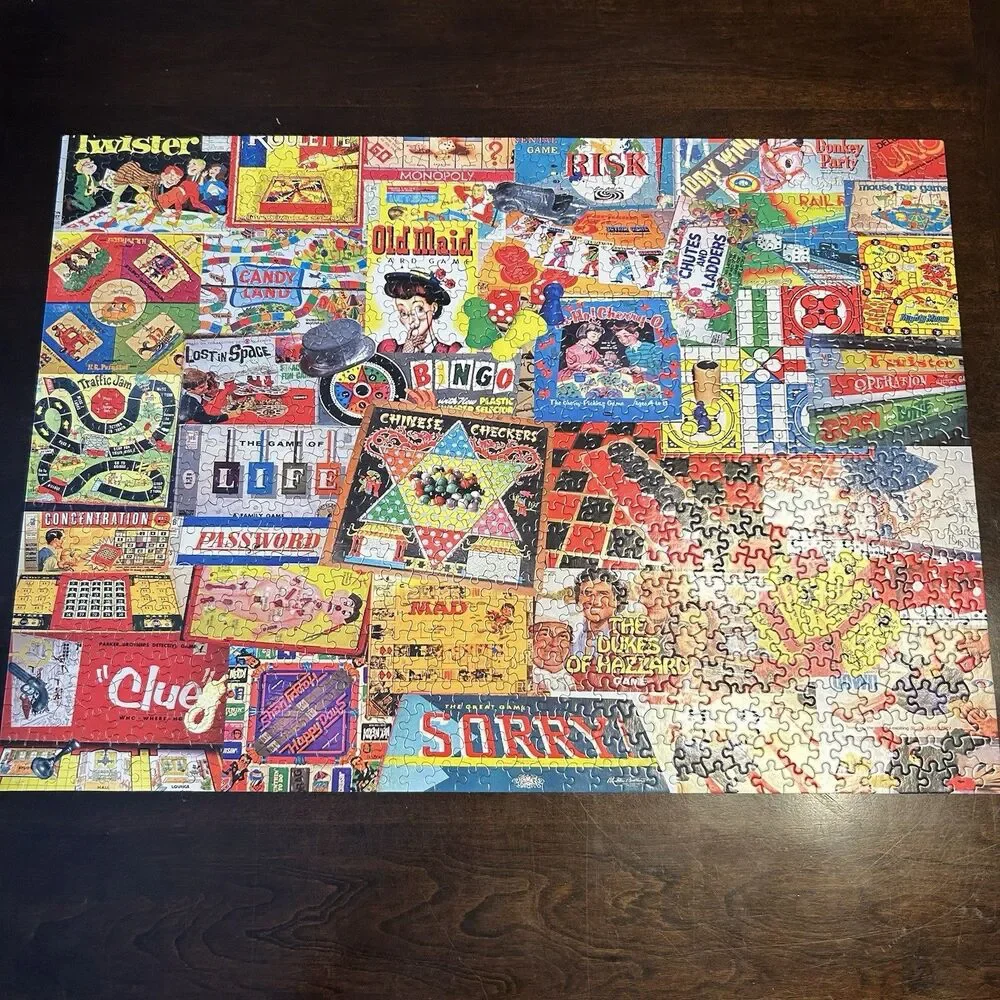 White Mountain 1000 Piece Jigsaw Puzzle 